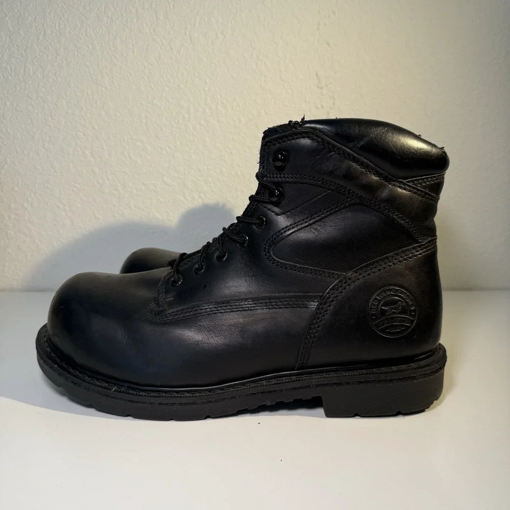 Irish‎ Setter 83626 Farmington Black Leather Steel Toe Work Mens Boots Size 12